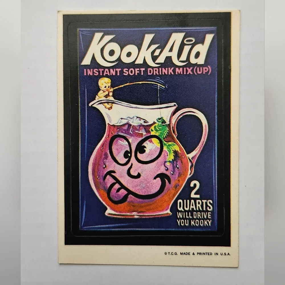 🥤 Vintage 1973 Wacky Packages Sticker -